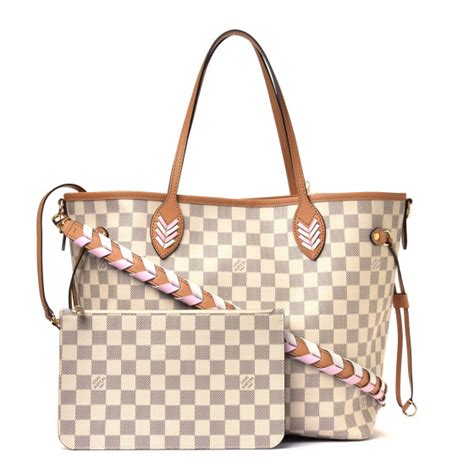 louis vuitton damier azur pink lining|Louis Vuitton neverfull mm damier.